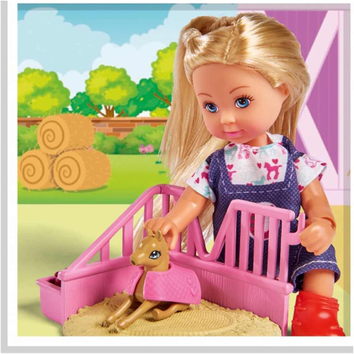 Simba Evi Love Veterinary Clinic Spielzeug für Kinder ab 3 Jahren, 24 x 5,5 x 16 cm