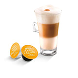Latte Macchiato | 96 Kaffeekapseln & Latte Macchiato Karamell | 48 Kaffeekapseln | Arabica-Robusta-Mischung | Feines Karamellaroma und leckerer Milchschaum