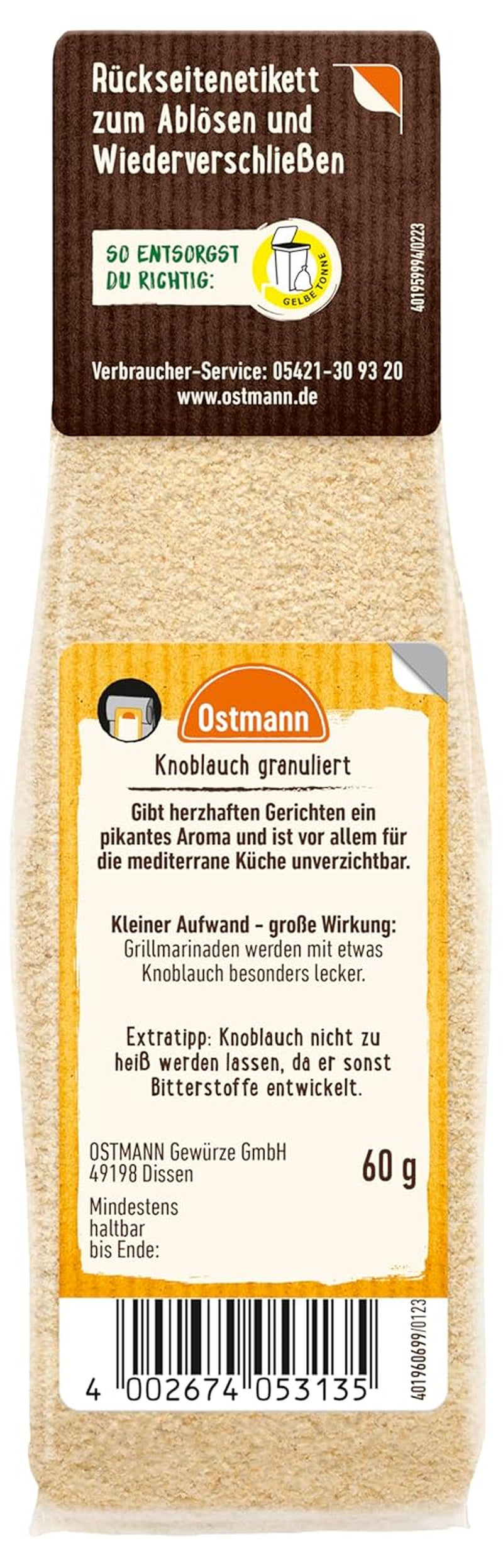 Ostmann Knoblauch, 60 g