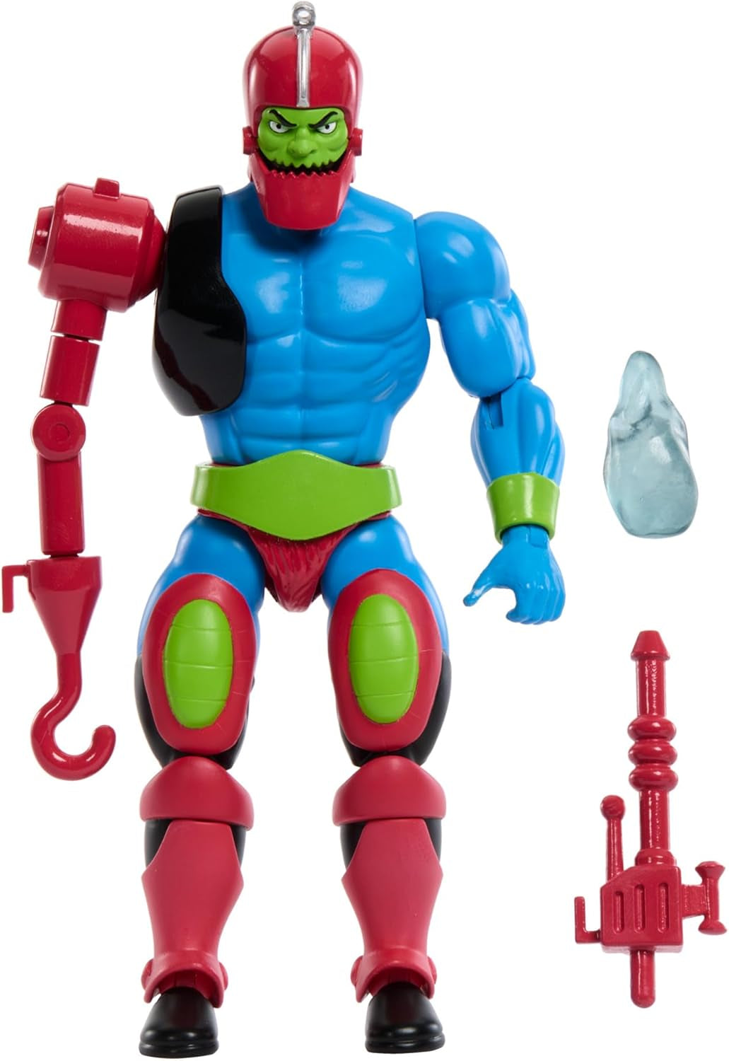 Masters of the Universe Origins Actionfigur Trap Jaw Sammelfigur, ca. 14 cm großes, beliebtes MOTU-Bösewicht-Spielzeug mit 16 beweglichen Gelenken und Zubehör, HYD41, [Mehrfarbig] Actionfiguren Naty Shop Standardtitel