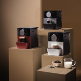 Cecotec Cremmaet Cube Kompakt-Espressomaschine, 1350 W, Presssystem 10 g, Vorinfusionssystem, 19 bar, Thermoblock-System, 5 Mahleinstellungen, Touch-Bedienfeld