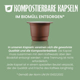 Caffè Vergnano 1882 – Èspresso Kompostierbare Kaffeekapseln, kompatibel mit Nespresso, Intenso (Intenso) – Packung enthält 100 Kapseln