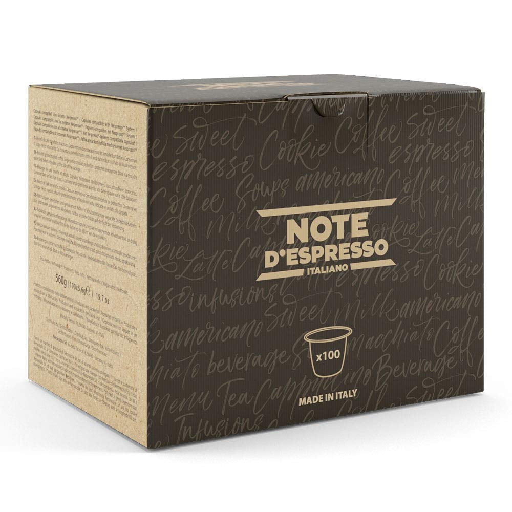 Decaffeinato-Kaffeekapseln, Nespresso-kompatibel, 5,6 g x 100 Kapseln