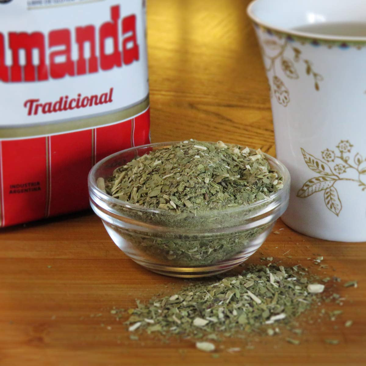 Elaborada Yerba Mate Tee 500G | Traditioneller Mate-Tee | Yerba Mate Tee Elaborada Con Palo Lose Blätter 0,5 kg