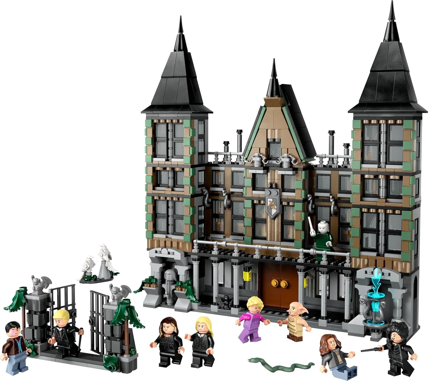 LEGO Harry Potter Malfoy Family Country Estate, fantastisches Spielzeug zum Sammeln und Ausstellen, Geschenk für Jungen, Mädchen und Fans der Zaubererwelt, Geschenkidee mit 9 Minifiguren 76453 Bausets Besuchen Sie den LEGO-Store