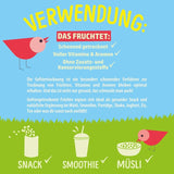Gefriergetrocknete Blaubeeren: 100g getrocknete Kulturheidelbeeren für Smoothies, Müsli, Porridge-Topping – gefriergetrocknete Beeren ohne Zuckerzusatz – NutriPur gefriergetrocknete Blaubeeren Dehydrierte Produkte Naty Shop