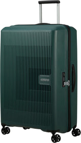 American Tourister Aerostep - Spinner L, erweiterbarer Koffer, 77 cm, 101,5/109 L, Orange (Bright Orange) Gepäck und Reiseausrüstung Naty Shop Green (Dark Forest) L (77 cm - 101,5/109 L)