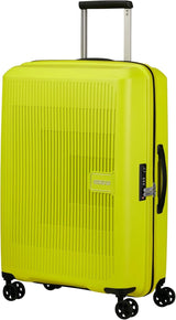 American Tourister Aerostep - Spinner L, erweiterbarer Koffer, 77 cm, 101,5/109 L, Orange (Bright Orange) Gepäck- und Reiseausrüstung Naty Shop Green (Light Lime) M (67 cm - 66,5/72,5 L)
