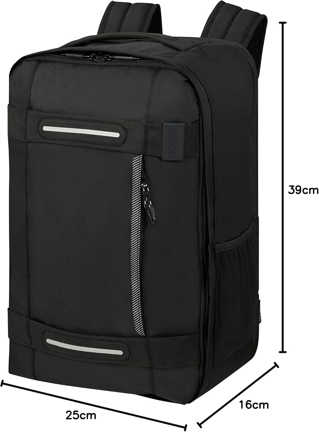 American Tourister Urban Track – Ryanair Underseat-Handtasche, 25 x 20 x 40 cm, 24,5 L, schwarz (Asphalt Black) Gepäck und Reiseausrüstung Naty Shop