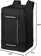 American Tourister Urban Track – Ryanair Underseat-Handtasche, 25 x 20 x 40 cm, 24,5 L, schwarz (Asphalt Black) Gepäck und Reiseausrüstung Naty Shop
