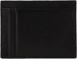 Armani Exchange Herren-Geldbörse mit Logo aus Glattleder, Reisezubehör, Kartenetui, Schwarz, Naty Shop, Herren-Geldbörse, Schwarz, S