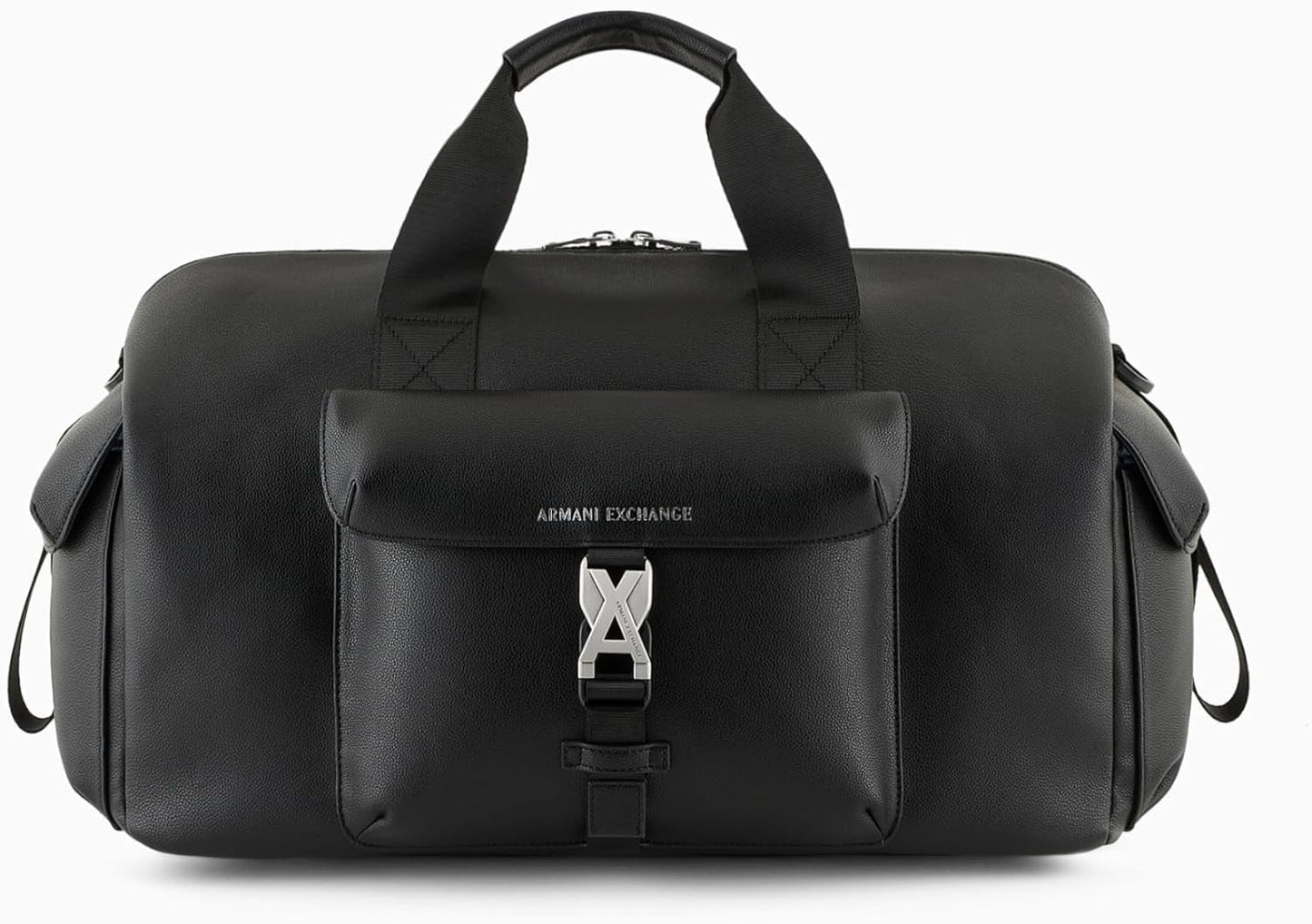 Armani Exchange Herren Matthew Robuste Reisetasche Axe Tuc-Verschluss Gepäck & Reiseausrüstung Naty Shop Schwarz