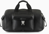 Armani Exchange Herren Matthew Robuste Reisetasche Axe Tuc-Verschluss Gepäck & Reiseausrüstung Naty Shop Schwarz