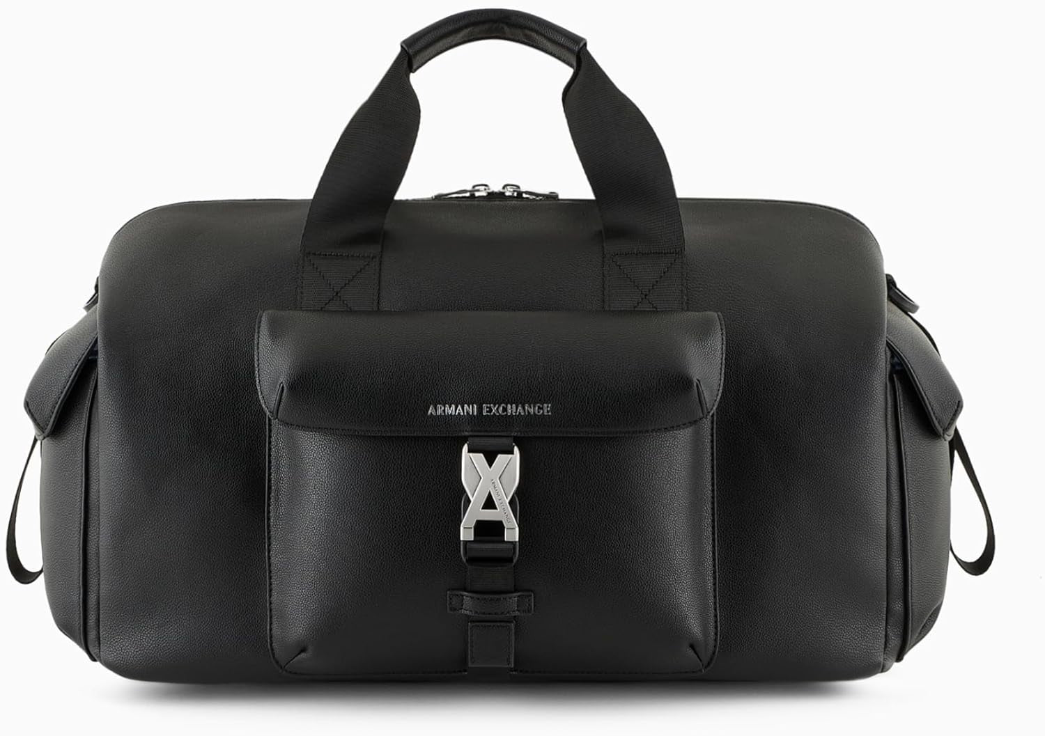 Armani Exchange Herren Matthew Robuste Reisetasche Axe Tuc-Verschluss Gepäck & Reiseausrüstung Naty Shop Schwarz