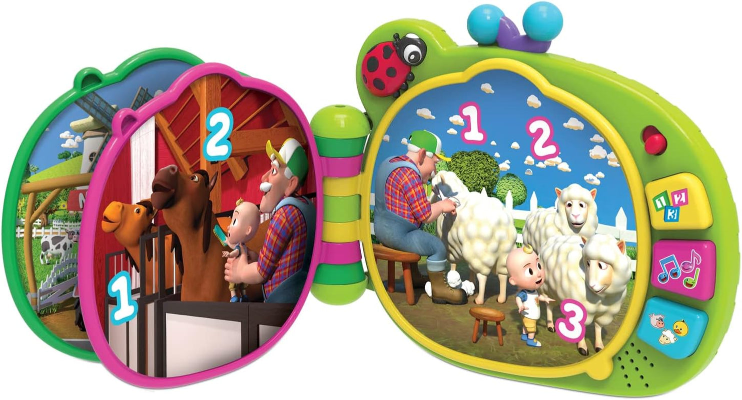 CoComelon, J.J Lernbuch, Lernfunktionen und Elektronik, Spielzeug für Kinder ab 18 Monaten, CCM10 (Französische Version) Bebe Toys Naty Shop