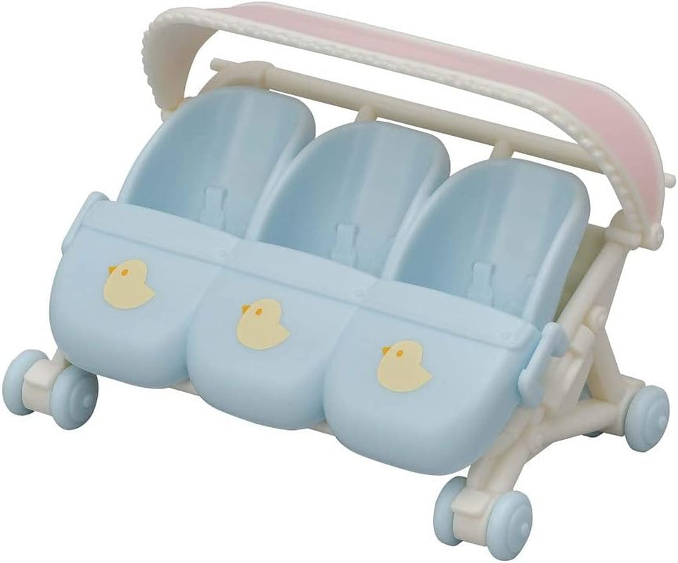 Sylvanian Families L5533 Triplets Kinderwagen – Puppenhaus-Spielset Dolls Naty Shop Standardtitel