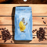 Gorilla Café Creme 6x 1000g | 100 % traditionelle Arabica-Bohnen | Ideales vollautomatisches Crema mit harmonischem Aroma | Geriger Koffeingehalt helle Röstung | Vorratspackung