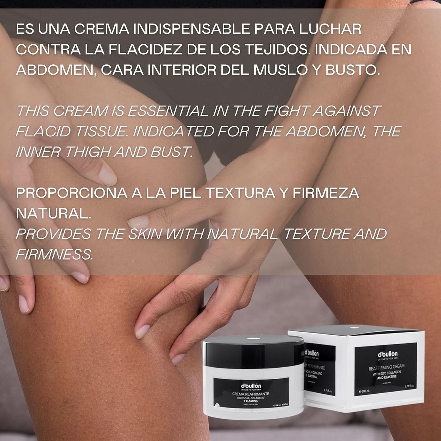 D'Bullón Professionelle Bruststraffungscreme mit Soja, Kollagen und Elastin – 200 ml Kosmetik und Schönheit Naty Shop