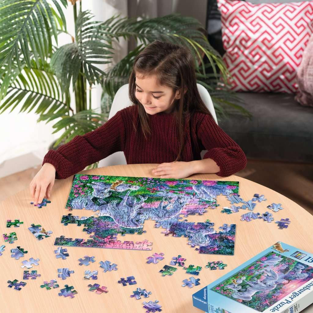 Ravensburger Puzzle für Kinder – 10021 Einhörörner Im Abendrot – Fantasy-Puzzle für Kinder ab 7 Jahren, mit 150 Teilen im XXL-Format Puzzle Naty Shop
