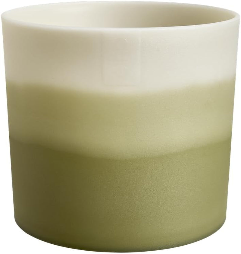 Runder Topf elho Farbverlauf 16 cm – für den Innenbereich – 100 % recycelter Kunststoff – Ø 15,9 x H 14,7 – Grün/Bambusgrün
