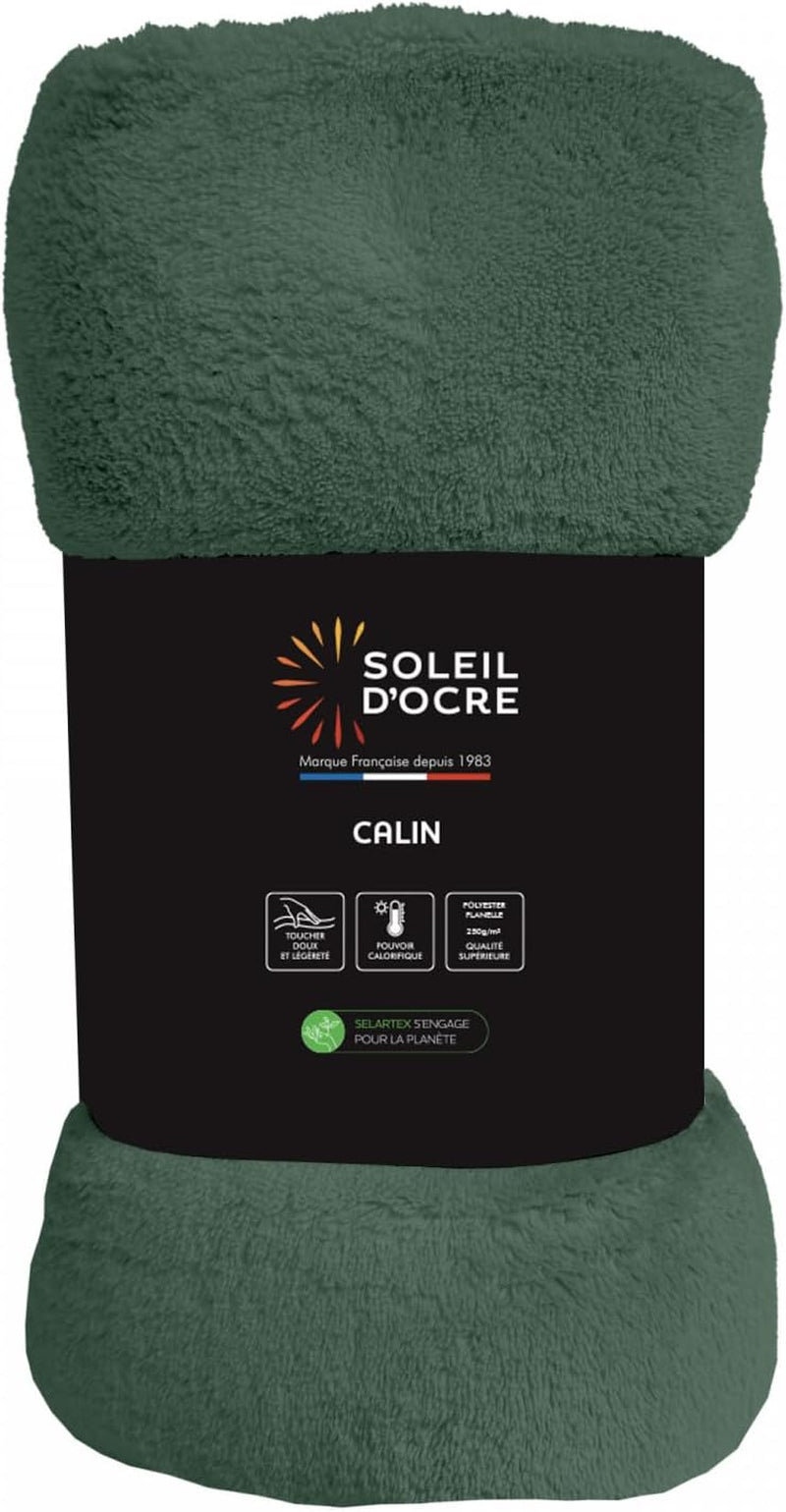 Soleil D'Ocre, Flanelldecke, 220 x 240 cm, Khaki Bettdecken und Steppdecken Naty Shop Standardtitel