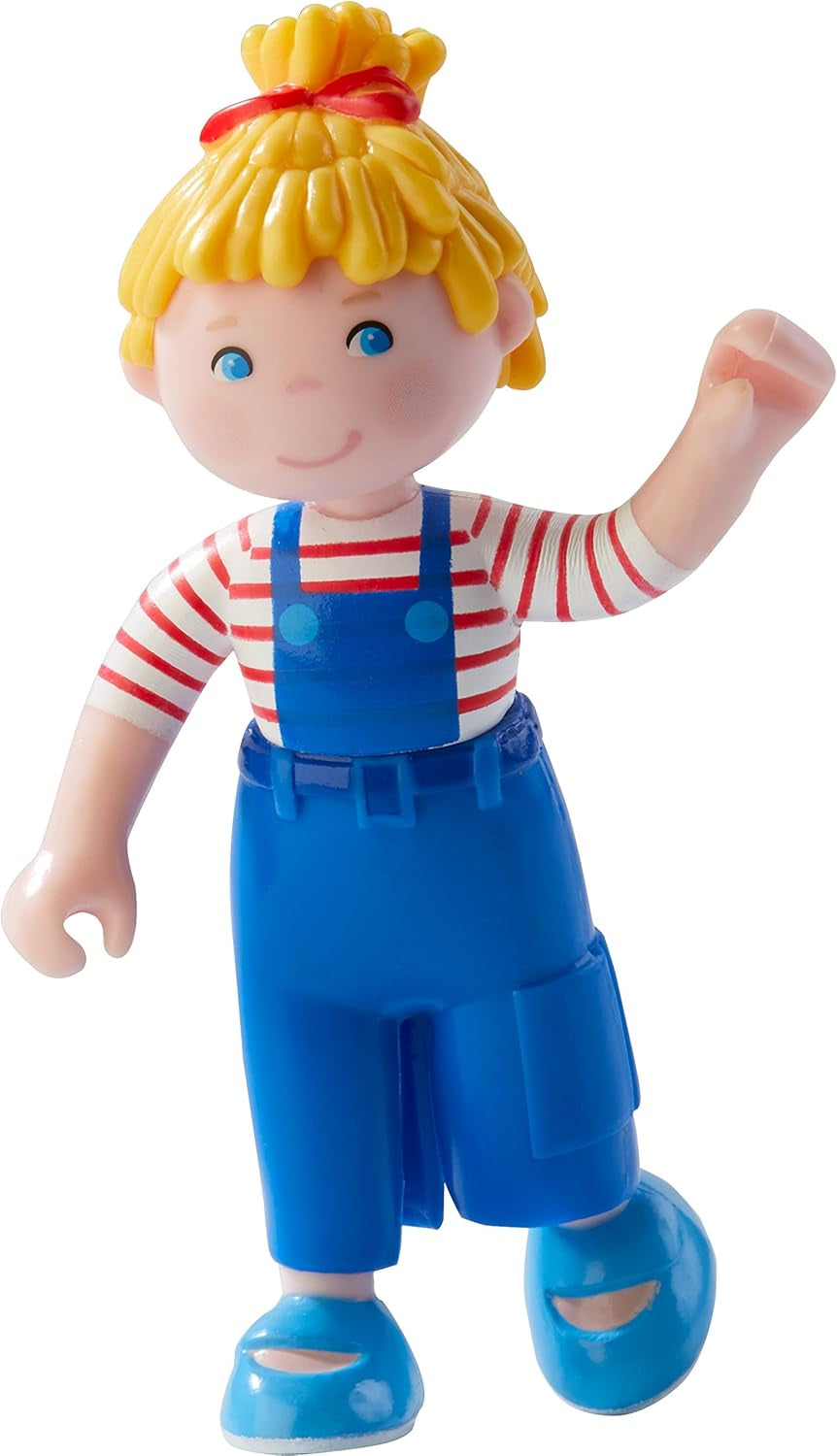 HABA 303672 - Kleine Freunde - Conni | Süße Minipuppe ab 3 Jahren | Robuste Klapppuppe aus Kunststoff für langanhaltenden Spielspaß | Geschenk für alle Fans des Conni Papusi Naty Shop Default Titels