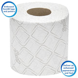 Scott® Essentialtm 8519 Toilettenpapier, 2-lagig, weiß, FSC-zertifiziertes Toilettenpapier aus recycelten Fasern, 64 Rollen x 350 Blatt (insgesamt 22.400 Blatt)