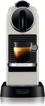 Nespresso EN167.W Citiz Kapsel-Espressomaschine, Hochdruckpumpe und ideale Temperaturkontrolle, ohne Aeroccino (Milchschäumer), Energiesparfunktion, 1260 W, Cremeweiß, 37,4 x 11,9 x 25,5 cm