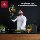 Gerlach 1760 Tafelservice - 18-teilig - Tischservice für 6 Personen - Tellerset - Modernes Porzellan, weiß