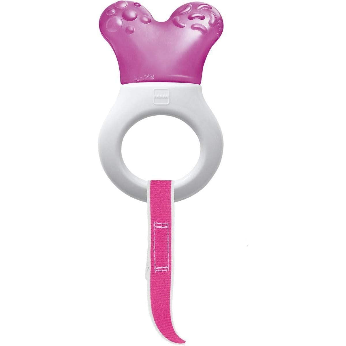 MAM Mini Cooler & Clip, Zahnstocher & Clip, Beißring, Pink