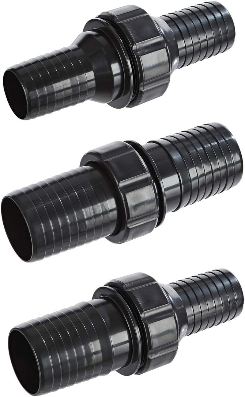 Schlauchverbinder Oase 2", schwarz - aus PVC-Material, zum Verbinden von Schläuchen mit 2", Durchmesser 50 cm