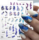 6 Farben Marmor Nagelaufkleber Bronzer Silber Selbstklebende Aufkleber Bloom Marmor Nagelaufkleber 3D Marmor Nagelaufkleber Design Zubehör Nagelkunst Aufkleber Nagelaufkleber Set Nagelfolie