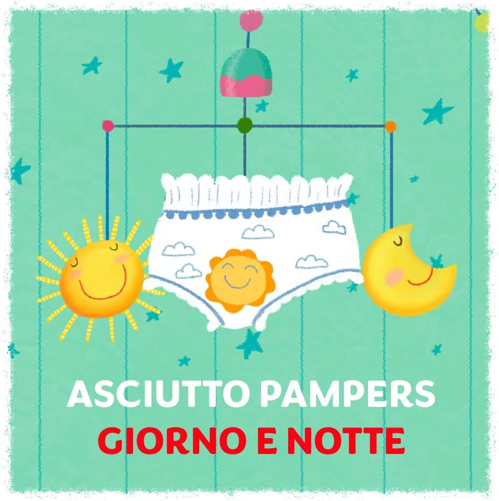 Pampers Sole e Luna Maxi Windel, Größe 4 (8-15 kg), 60 Windeln