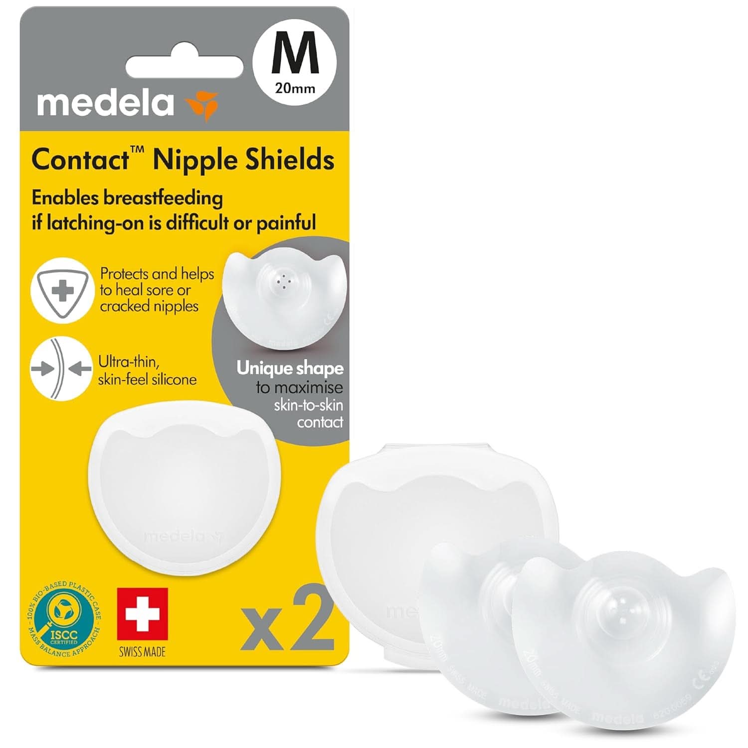 Medela 200.1594 Brusthütchen, Mehrfarbig Lebensmittel- und Stillzubehör Baby Naty Shop