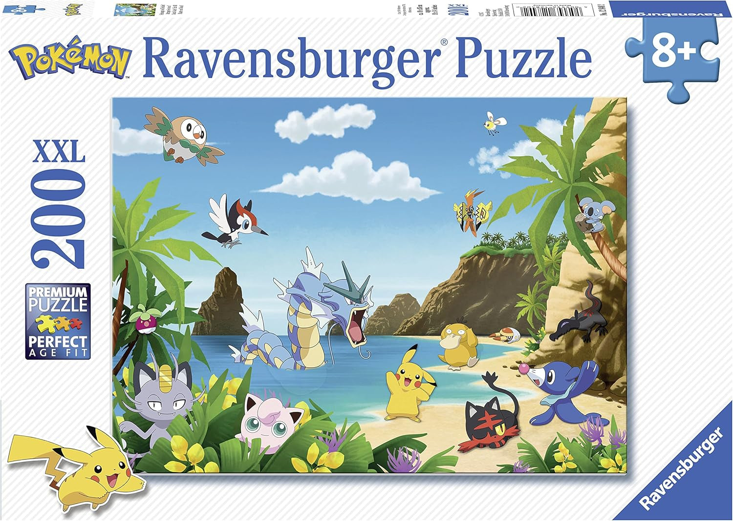 Ravensburger Puzzle für Kinder – 12840 Fang sie alle! - Pokémon-Puzzle für Kinder ab 8 Jahren, mit 200 Teilen im XXL-Format. Puzzle Naty Shop Standardtitel