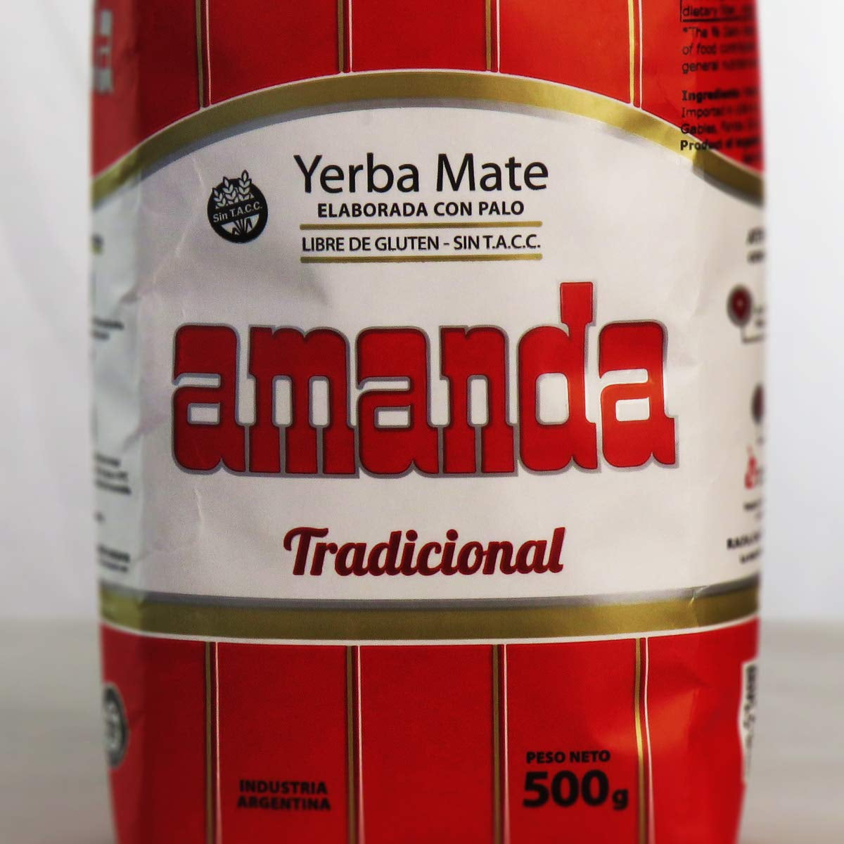 Elaborada Yerba Mate Tee 500G | Traditioneller Mate-Tee | Yerba Mate Tee Elaborada Con Palo Lose Blätter 0,5 kg