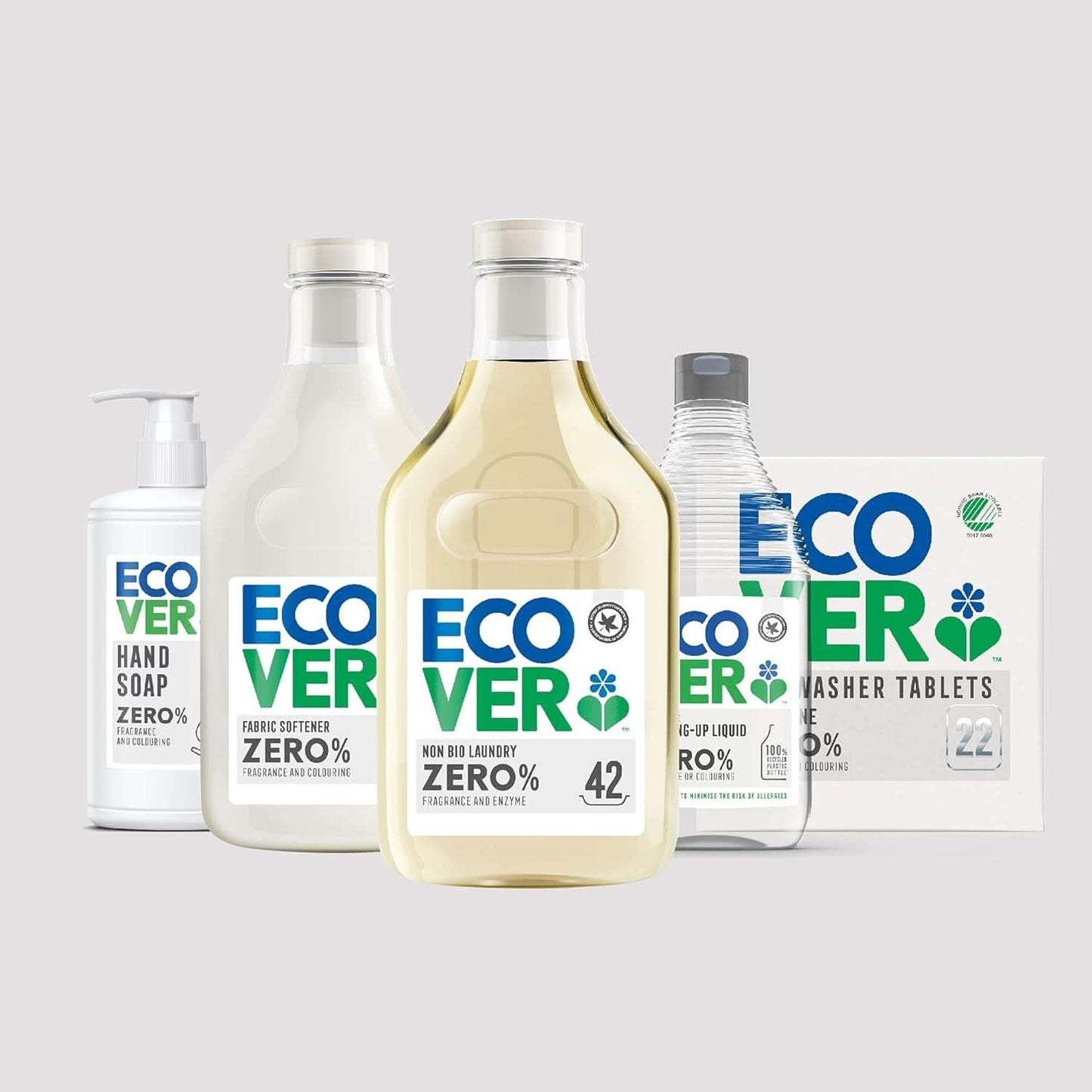 Ecover ZERO All-In-One, Spülmaschinenkapseln (25 Tabs/500 Gramm) Küchenwaschmittel Naty Shop
