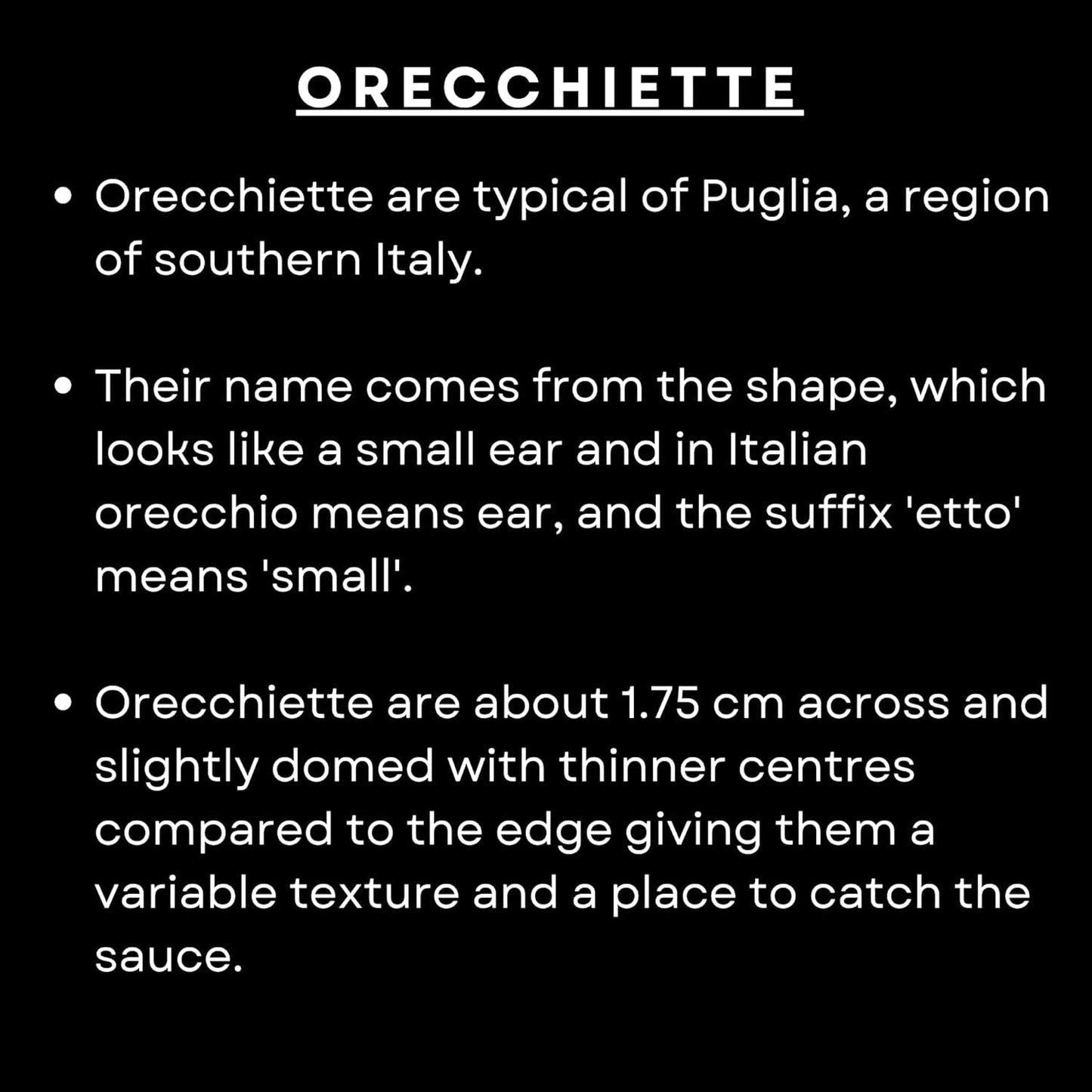Orecchiette-Nudeln, 500 g