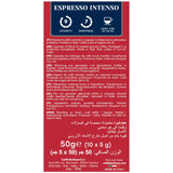 Caffe Borbone Espresso Stärke 9/10 Nespresso kompatibel 10 Kaffeekapseln