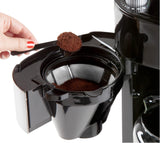 DOMO DO721K Espressomaschine „Grind and Brew“ – Bean-to-Cup-Funktion – LCD-Display – Für gemahlenen Kaffee oder ganze Bohnen – 1,5 l