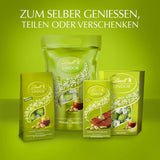 Lindt LINDOR Schokolade mit Pistazien | 1 kg wiederverschließbarer Beutel | ca. 80 Milchschokoladenkugeln mit zartschmelzender Pistaziencremefüllung | Großpackung, Pralinengeschenk