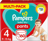 Pampers Baby-Dry Pants Größe 5, 160 Stück, 11kg-17kg, 360° auslaufsichere Passform für Tag und Nacht