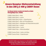 animonda Carny Adult Savory Variety (12 x 400 g), Nassfutter für ausgewachsene Katzen, Nassfutter mit 100 % Frischfleischzutaten, getreidefrei und zuckerfrei