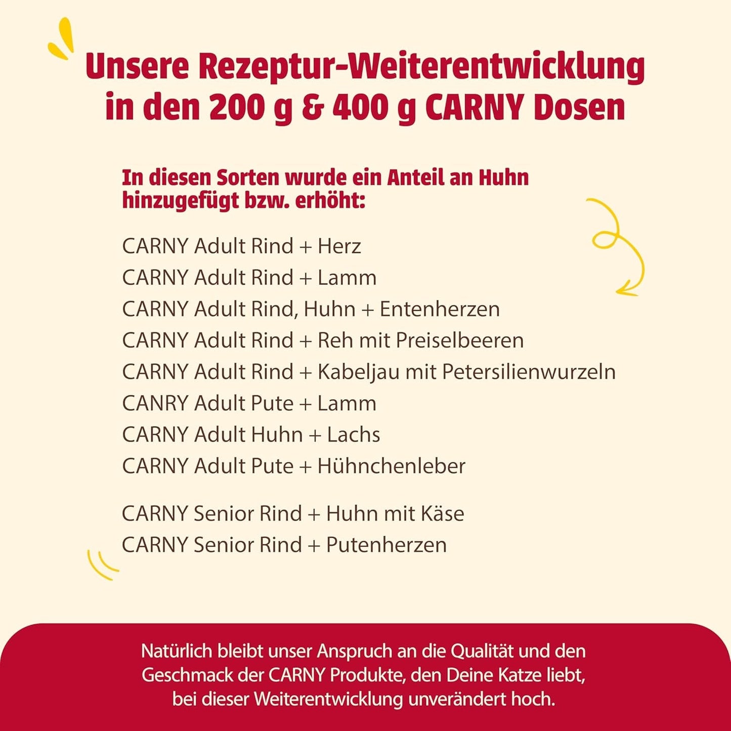 Animonda Carny Senior Nassfutter für Katzen mit Rind + Huhn + Käse (6 x 200 g), getreide- und zuckerfreies Nassfutter für Katzen ab 7 Jahren, mit frischen und fleischigen Zutaten
