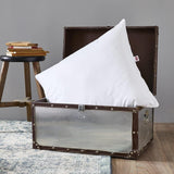 DODO 64476 Calgary Kissen, Daunen/Gänse- und Entenleder, 65 x 65 cm, Weiß Standard Naty Shop Unique Pillows