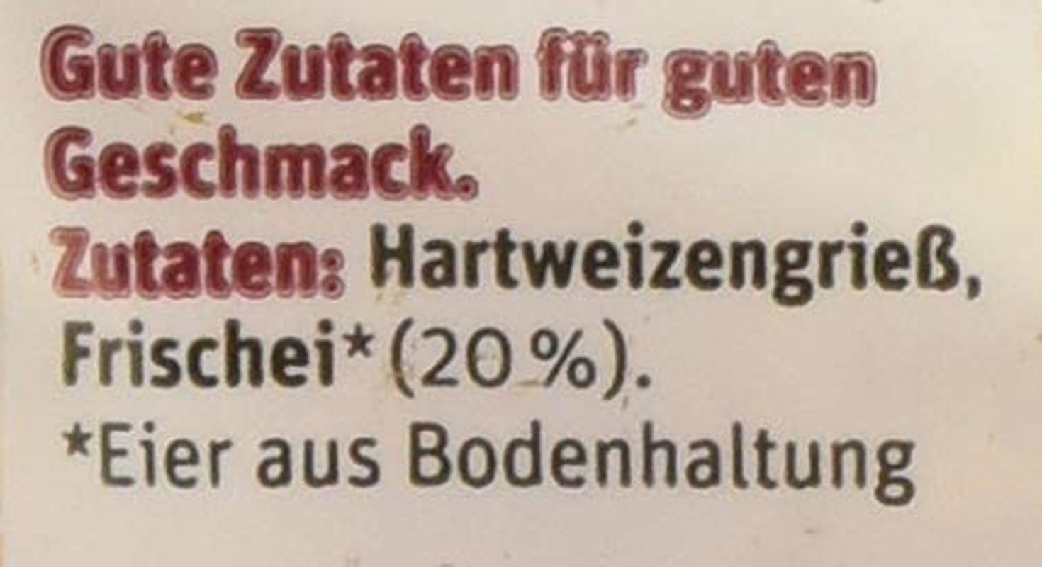 tegut... Nudeln mit Ei und Gabelspaghetti, 1 x 500 g