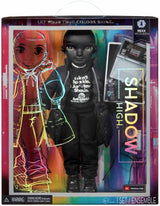 Rainbow High Shadow High – REXX McQueen – Modische schwarze Puppe mit modischem Outfit und über 10 bunten Spielaccessoires – Ideal für Sammler und Kinder im Alter von 4–12 Jahren