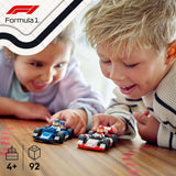 LEGO City F1 Williams Racing und Haas F1 Racing Cars – Formel-1-Spielzeug mit baubaren Autos und 2 Rennfahrer-Minifiguren – Kleine Geschenkideen für Jungen und Mädchen ab 4 Jahren 60464 Bausets Beuche den LEGO-Store