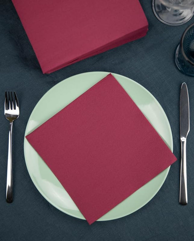 Papierservietten Renova Gold Bordeaux – 40 Servietten