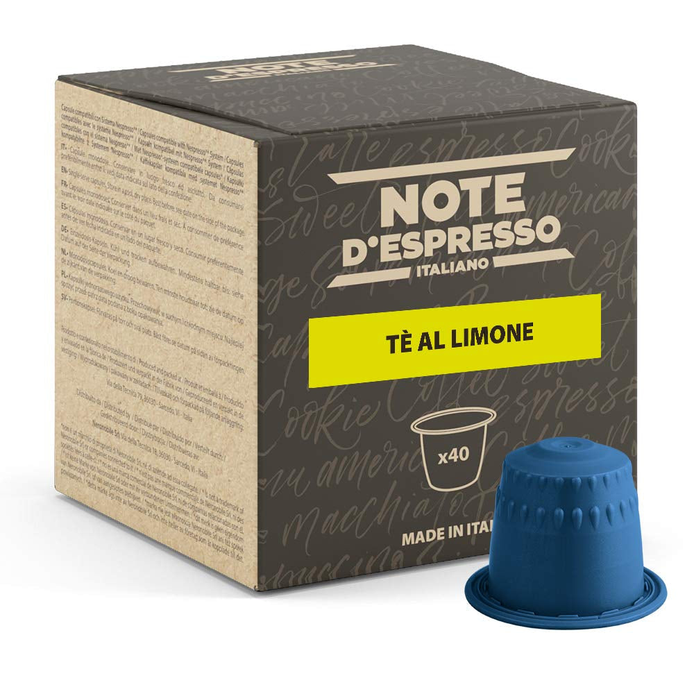- Zitronentee - Kapselmaschinen - ausschließlich kompatibel mit NESPRESSO - 40 Kapseln